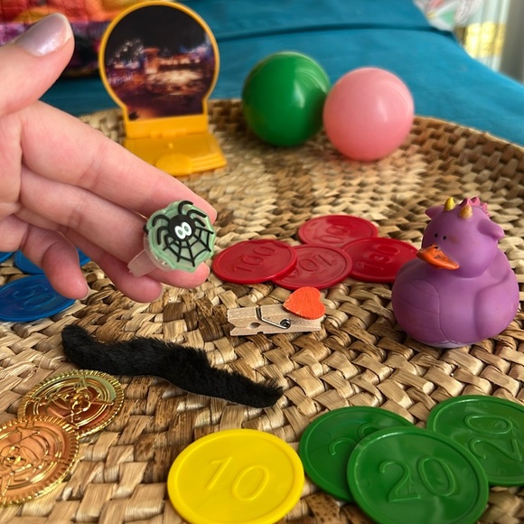 💝 10/$10 💝 Lot of little items: Pirate Coins, Purple Dinosaur Rubber Ducky, etc - Picture 3 of 9